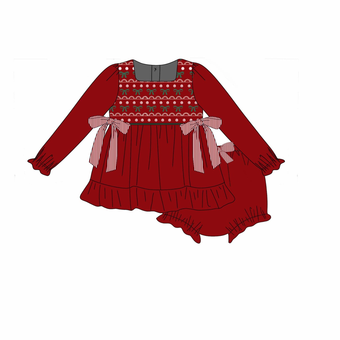 Classic Red Bloomer Set