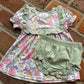 Green Floral Bloomer Set
