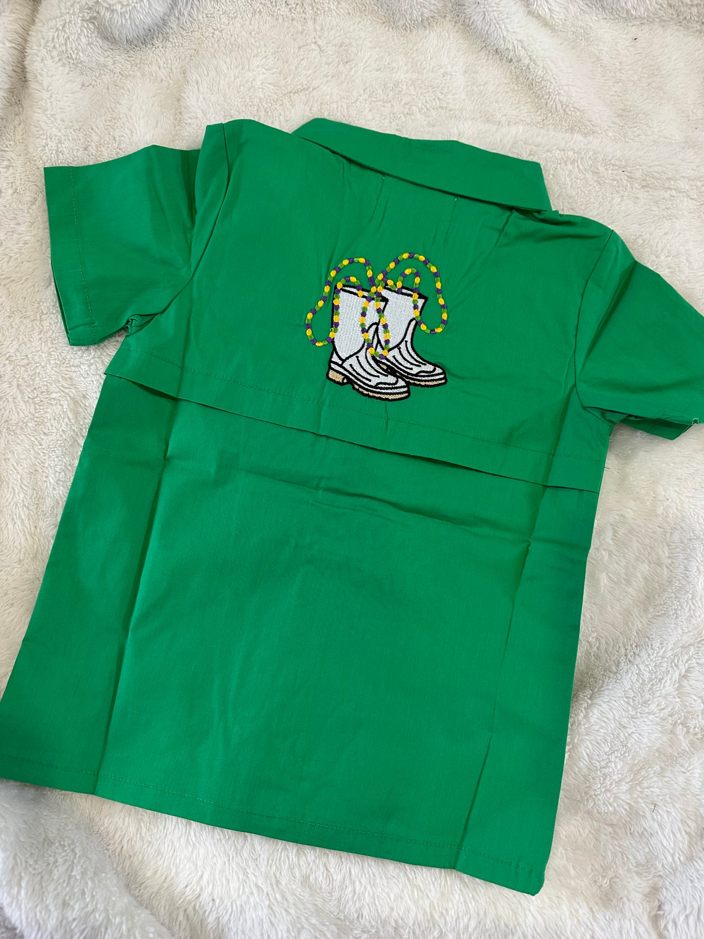 Shrimp Boots and Beads Boy Shirt