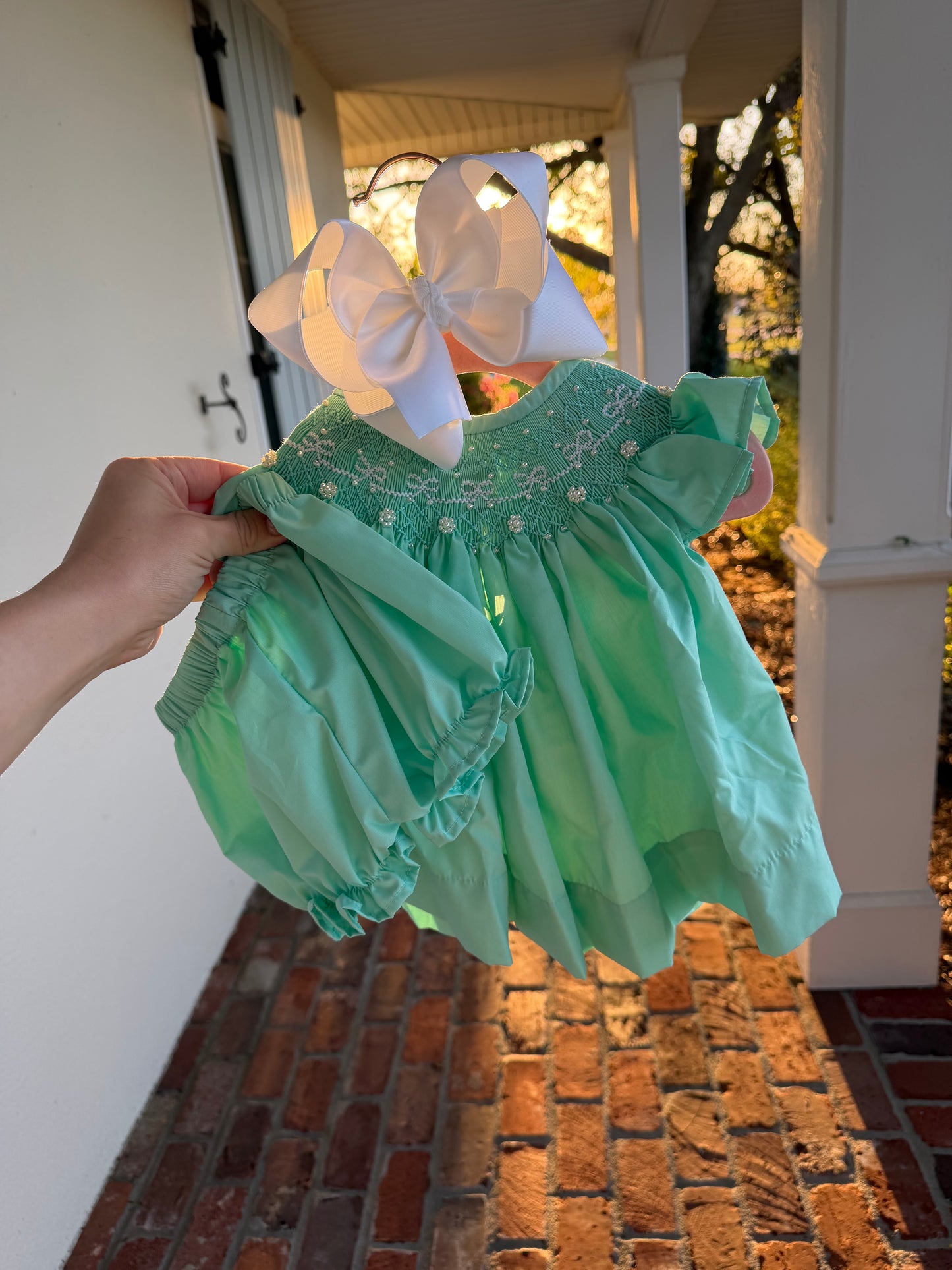 MINT BOWS BLOOMER RTS