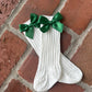 Satin Bow Socks