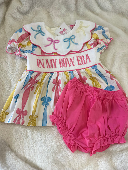 In My Bow Era Diaper Set 18 M