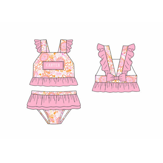 RTS Preppy Turtles Bikini ( TURTLE TRIO ON SMOCK) | FINAL SALE