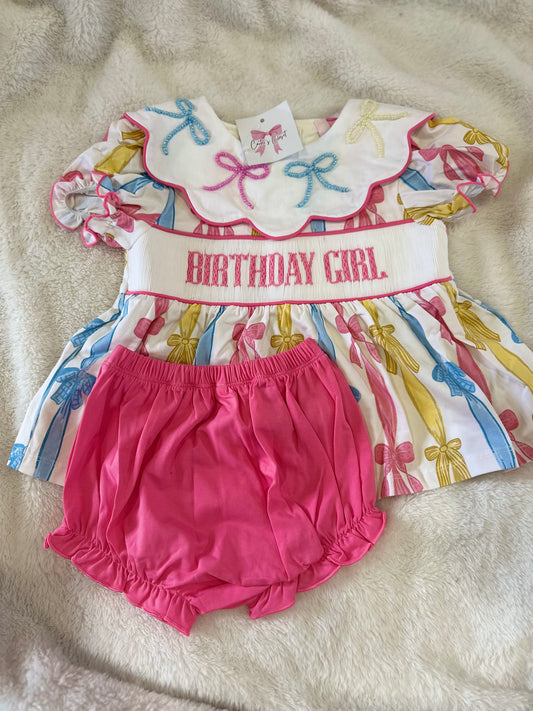 Birthday Girl Diaper Set