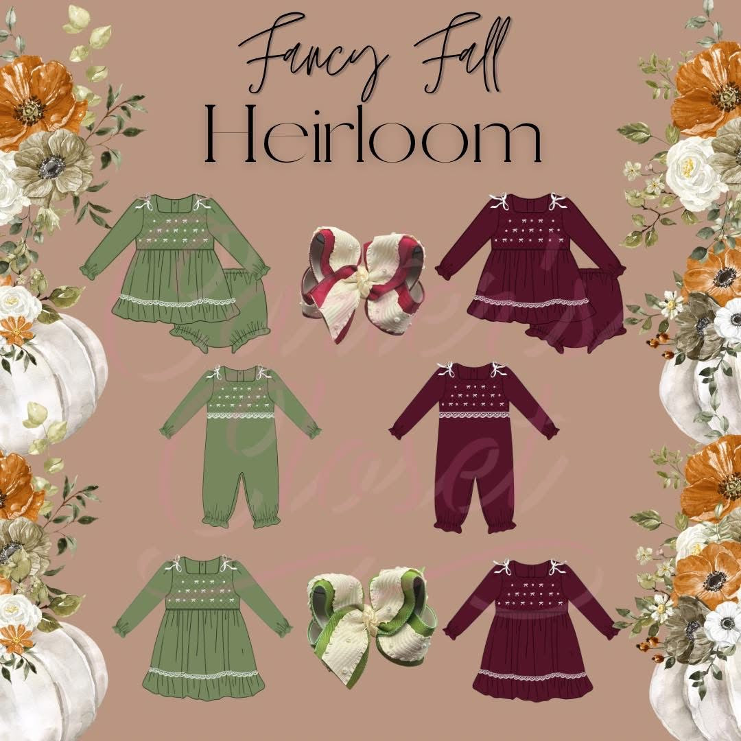 Fall Heirloom Full Chest Smock ETA SEPTEMBER