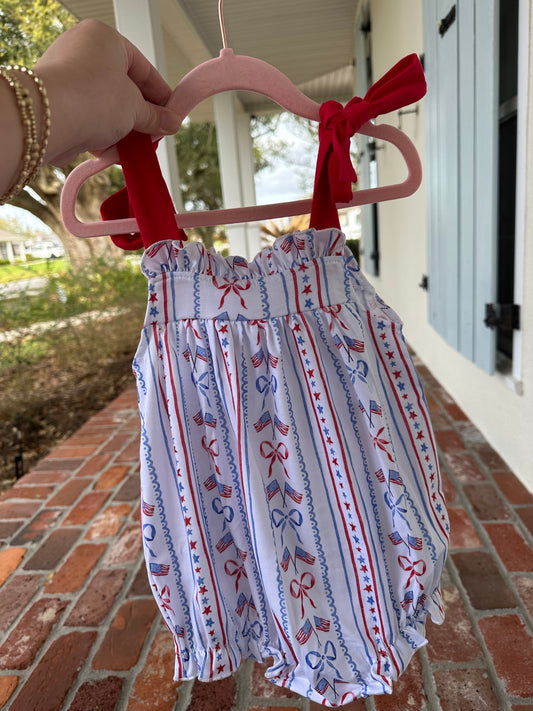 Red White and Blue Bubble
