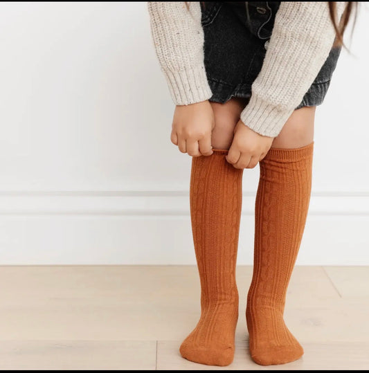 Cable Knit Socks
